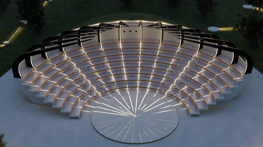 
	Il rendering del nuovo anfiteatro di Capalbio

