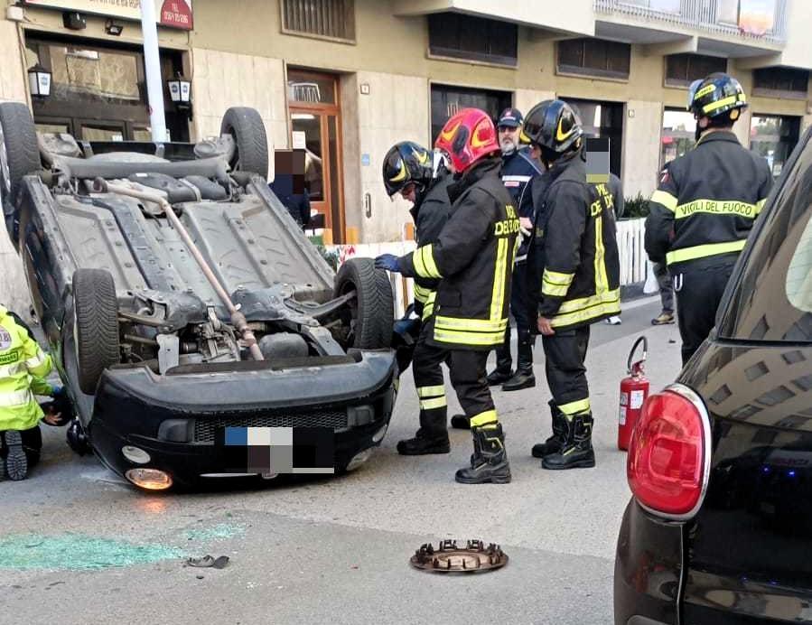 
	L'intervento dei vigili del fuoco

