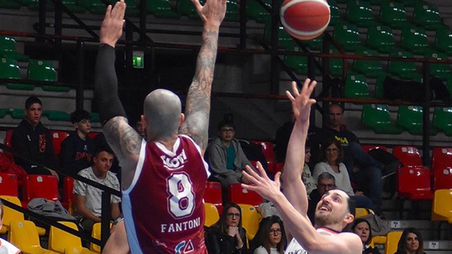 Un'immagine del match