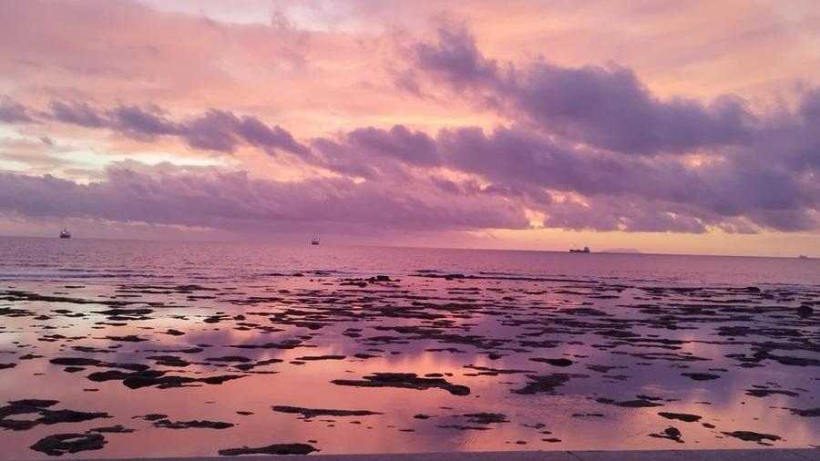 Che tramonto a Livorno: il buongiorno di Michele Ingrosso