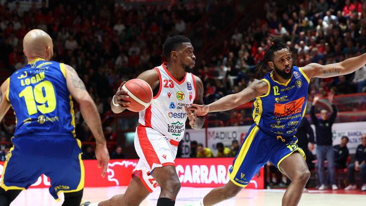 Jordon Varnado in azione contro Scafati (foto Studio Nucci)