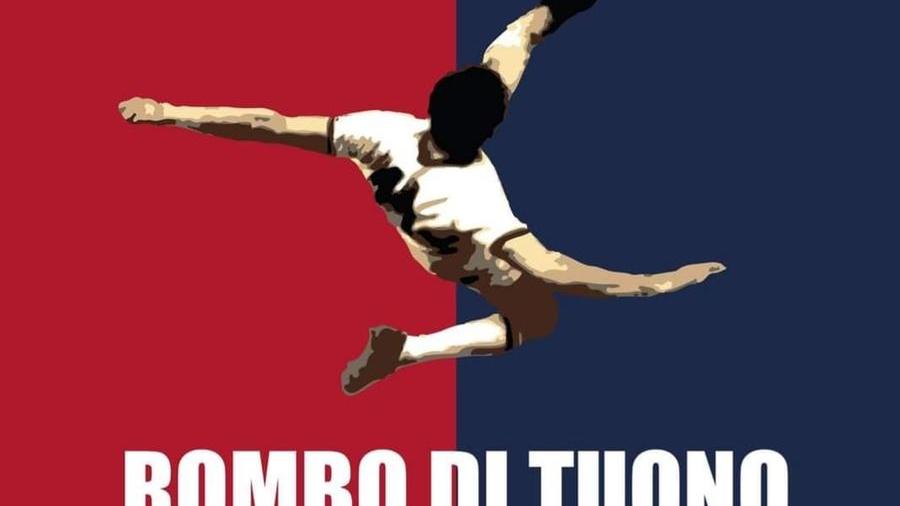 La rovesciata di Gigi Riva logo della “Rombo di Tuono Library”: l’aeroporto di Cagliari-Elmas intitola la libreria al campione