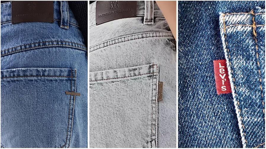 
	A sinistra la lingua di Cucinella (prima e dopo), a destra i Levi's

