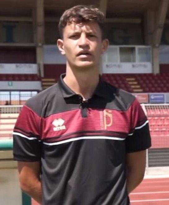 Giovanni Bonfanti con la maglia del Pontedera
