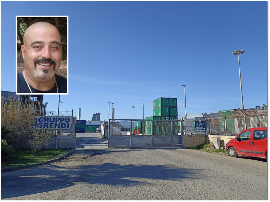 
	Raffaele Massa l'operaio che ha perso la vita in un incidente sul lavoro e il porto canale<em> (foto Mario Rosas)</em>

