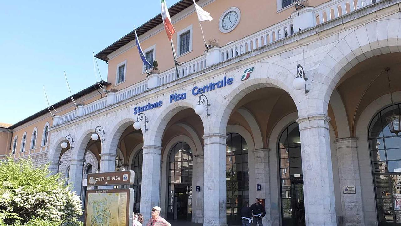La stazione centrale di Pisa
