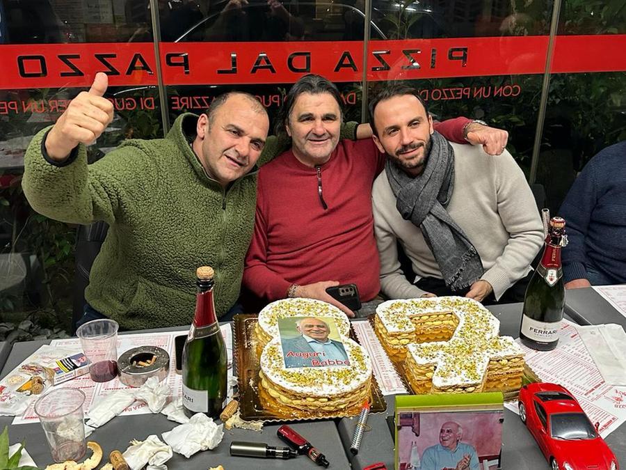 
	da sinistra i tre figli Federico, Patrizio e Giampaolo

