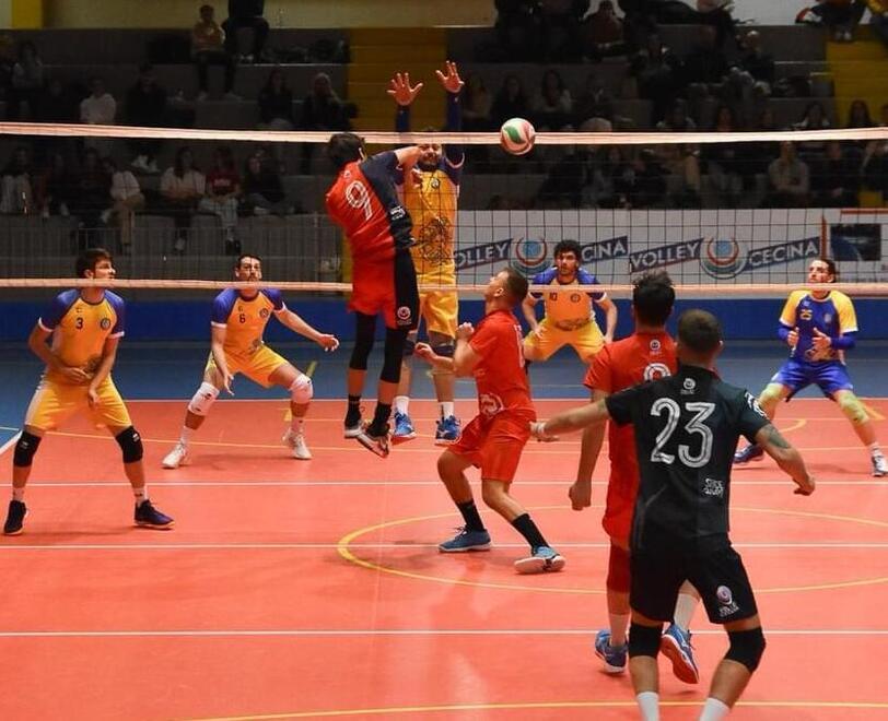 Un momento di una gara della Sacma nel campionato di serie C maschile (foto Marco Vedovi)