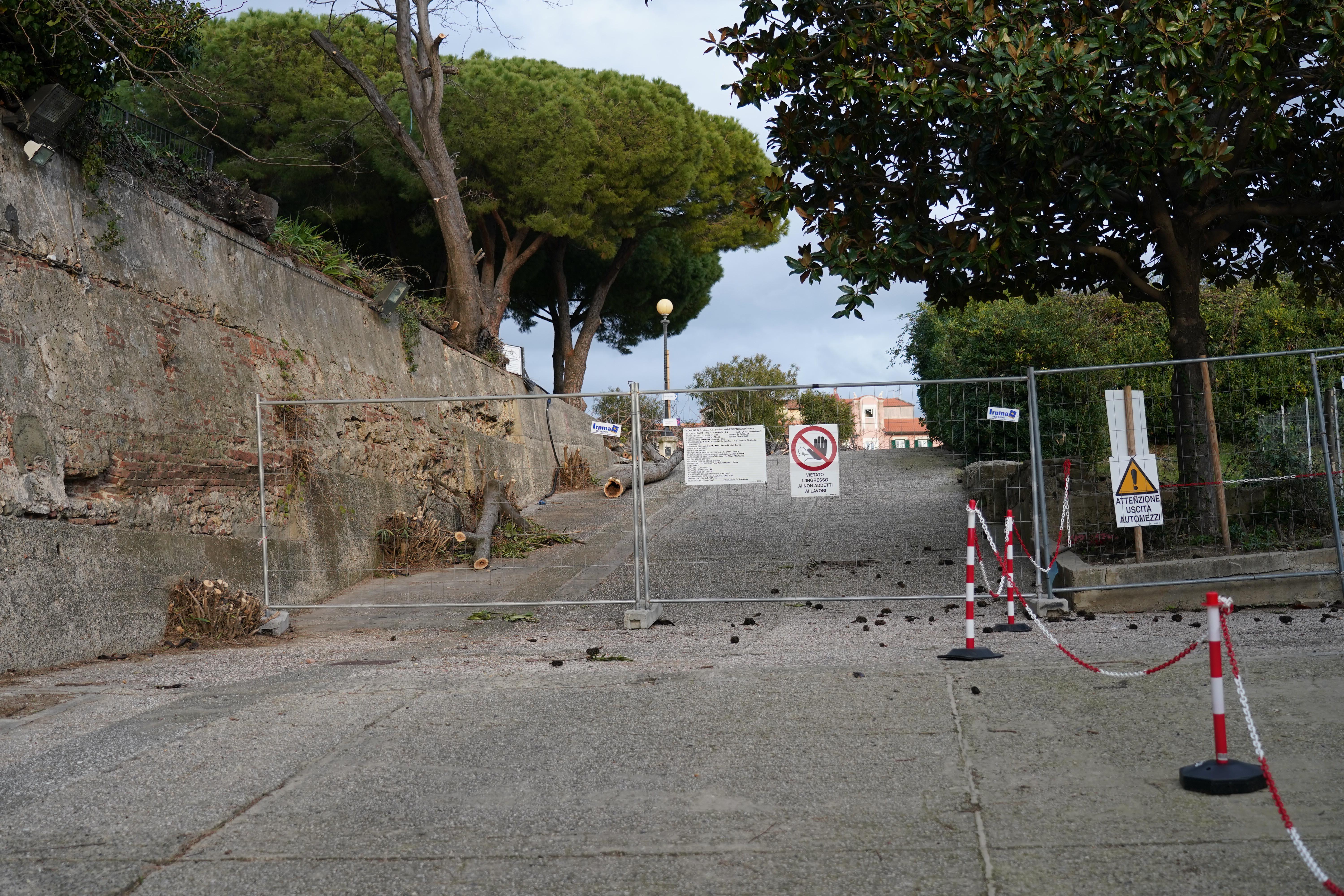 Livorno, chiusa parte della Fortezza Nuova per lavori di manutenzione<br>
