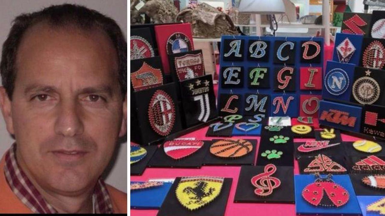 Il 61enne strappato alla vita e le sue opere in esposizione