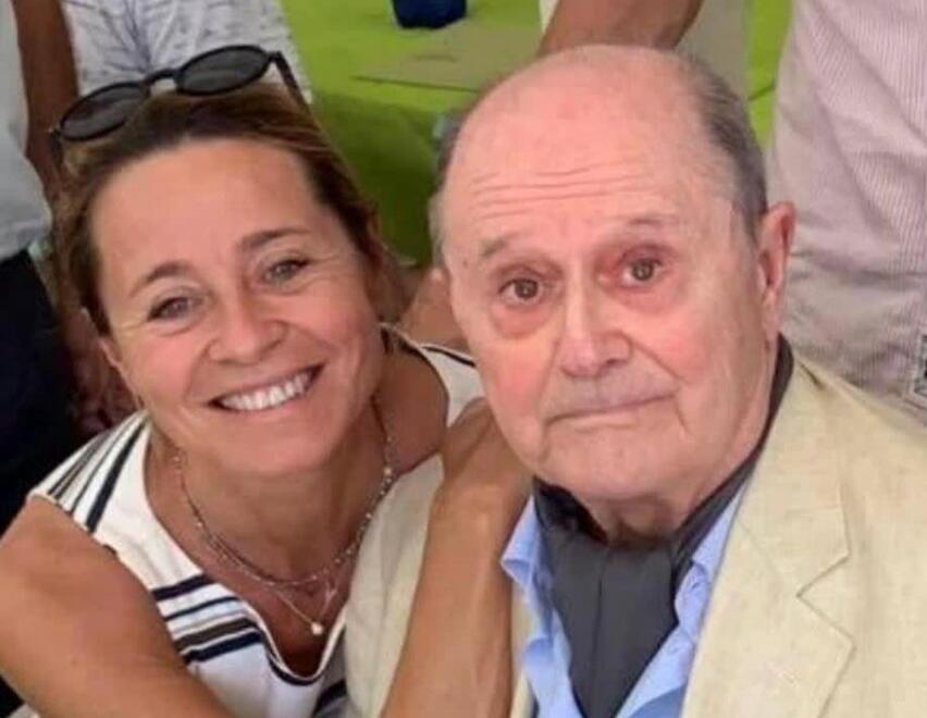Vanna Miari Pelli Fabbroni assieme al padre Giangiacomo Miari Pelli Fabbroni