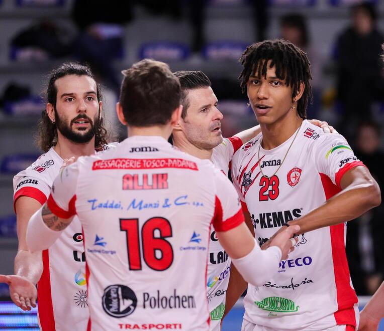 I biancorossi della Kemas Lamipel Santa Croce