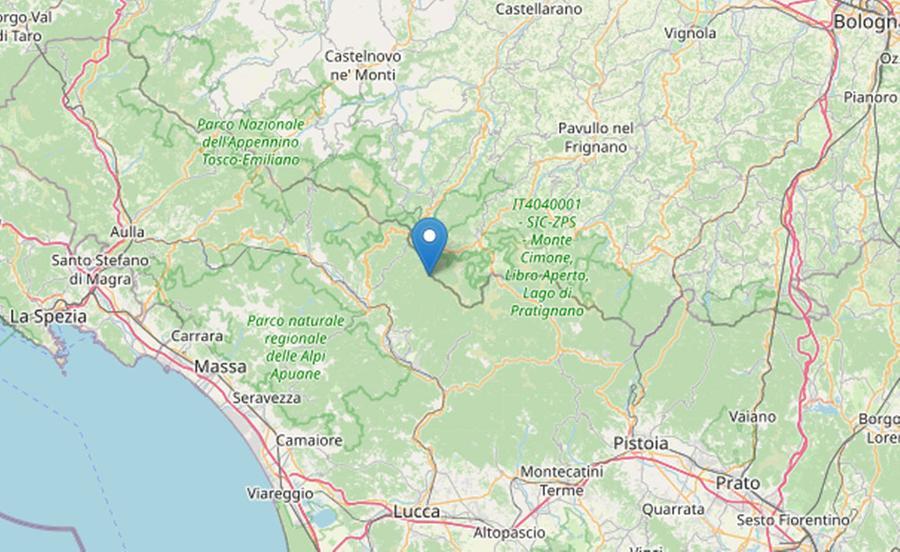 Terremoto in Garfagnana, lieve scossa con epicentro a Fosciandora