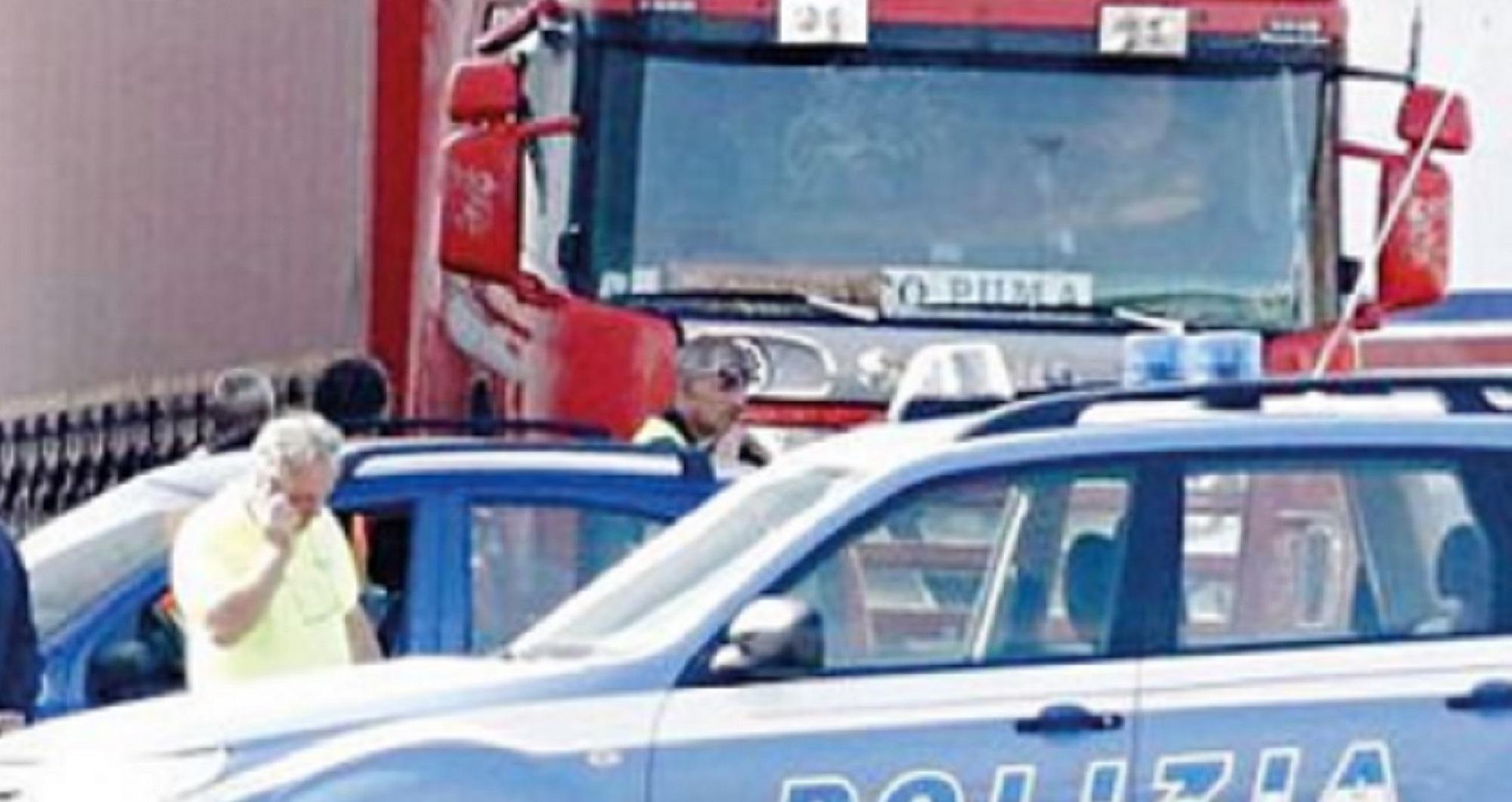 La polizia sul luogo della tragedia (foto d'archivio)