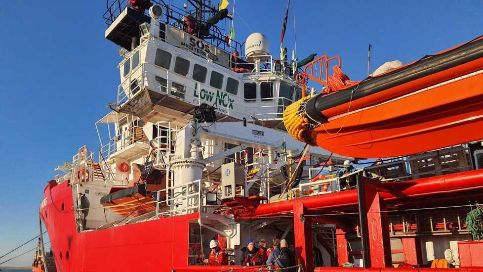 La "Ocean Viking", già sbarcata a Livorno a dicembre 2023