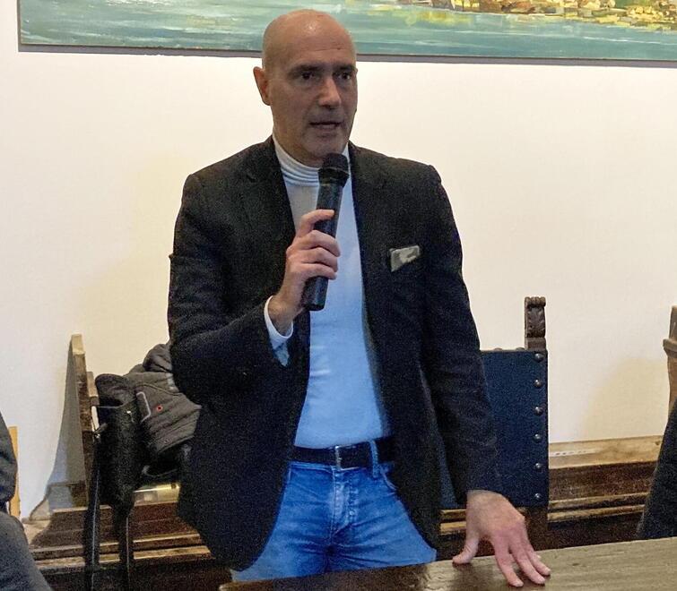 Il nuovo candidato sindaco Federico Pazzaglia (foto Michele Falorni/Silvi)