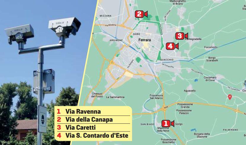 Ferrara, migliaia di possibili multati: arrivano le lettere per i velox