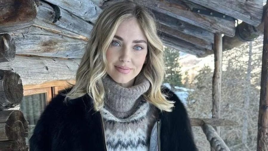 Chiara Ferragni nella struttura in Val d'Aosta