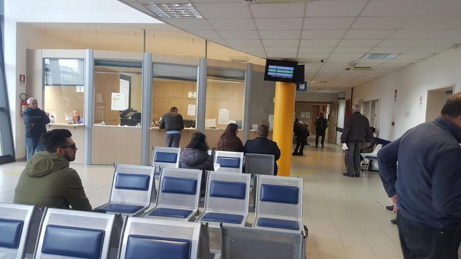 
	La sala d'aspetto del poliambulatorio di Tortol&igrave;

