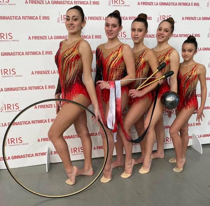 Le ragazze della Ginnastica Rosignano