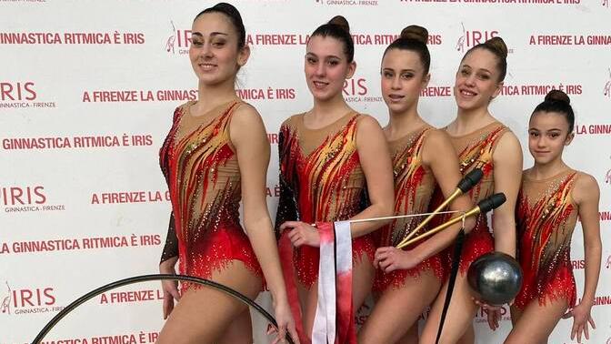 Le ragazze della Ginnastica Rosignano
