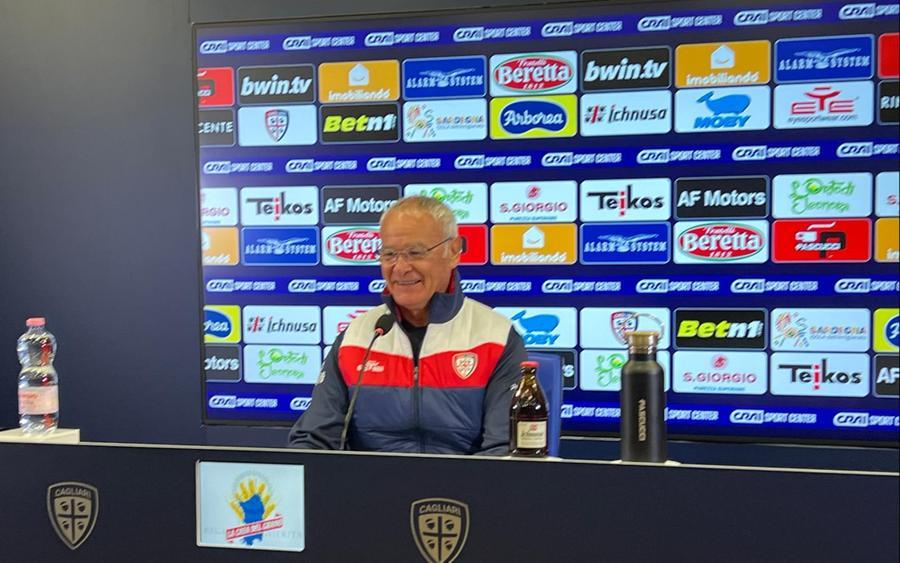 Cagliari, Claudio Ranieri: «A Roma cerchiamo la vittoria contro una grande»