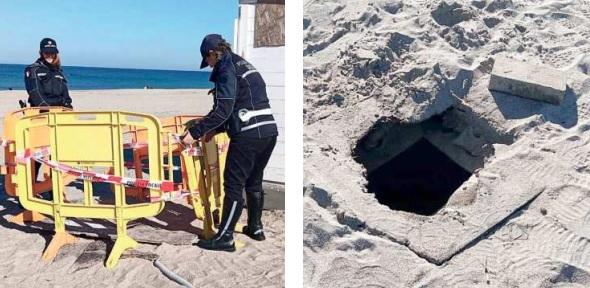 Passeggia in spiaggia a Platamona e cade dentro una cisterna