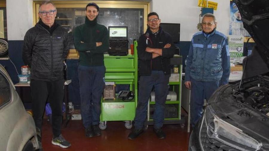 
	Da sinistra Luca Ciabatti, Mattia Amarugi, Enrico Di Nicola e Silio Boncioli

