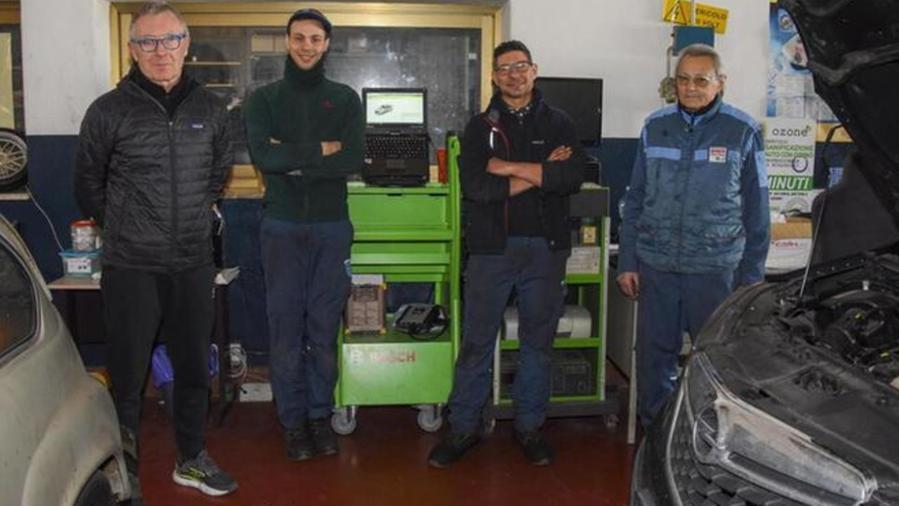Da sinistra Luca Ciabatti, Mattia Amarugi, Enrico Di Nicola e Silio Boncioli