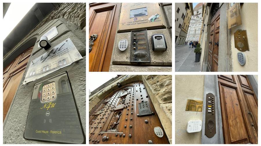 Firenze meretrice? La città apri e chiudi dei B&b: quei tastierini che deturpano le facciate storiche