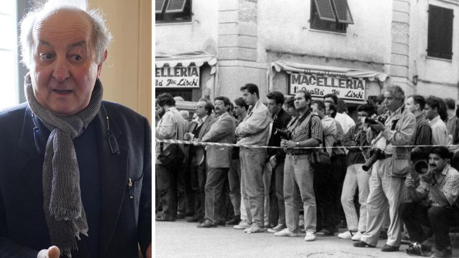 Una foto scattata davanti alla gioielleria ed Enrico Meucci, figlio di Lido Meucci