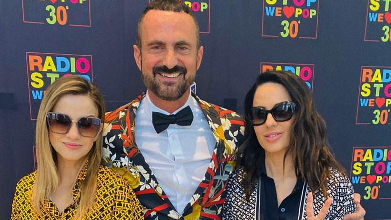 Roberto Giannoni al festival di Sanremo con alcuni artisti in gara