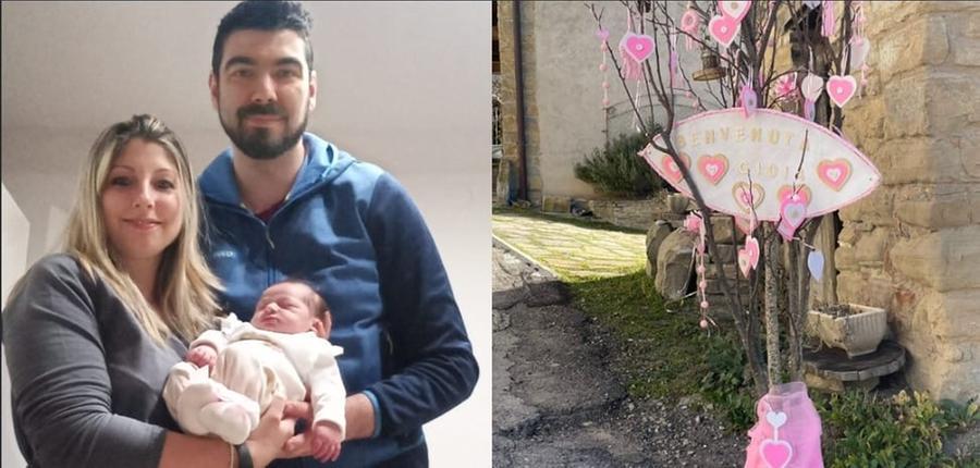 Fiocco rosa a Castagnedolo: dopo 45 anni nasce una bambina