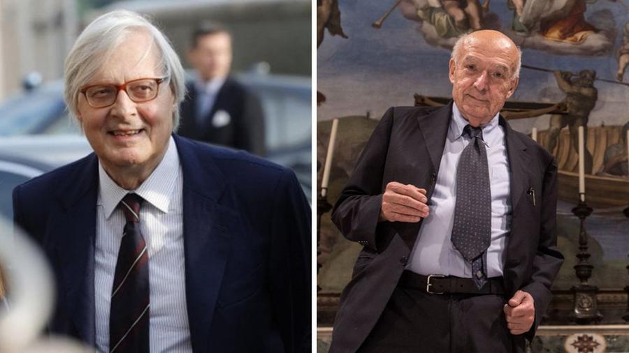 
	A sinistra Vittorio Sgarbi a destra Antonio Paolucci

