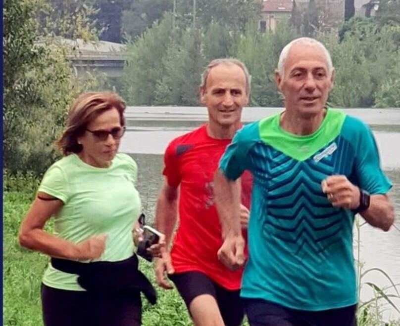 Alcuni partecipanti alla Bisenzio Race
