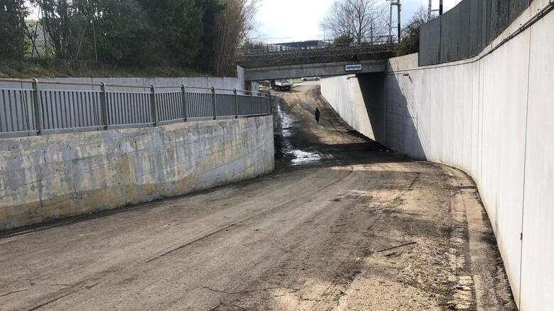 Il sottopasso di via Ciulli