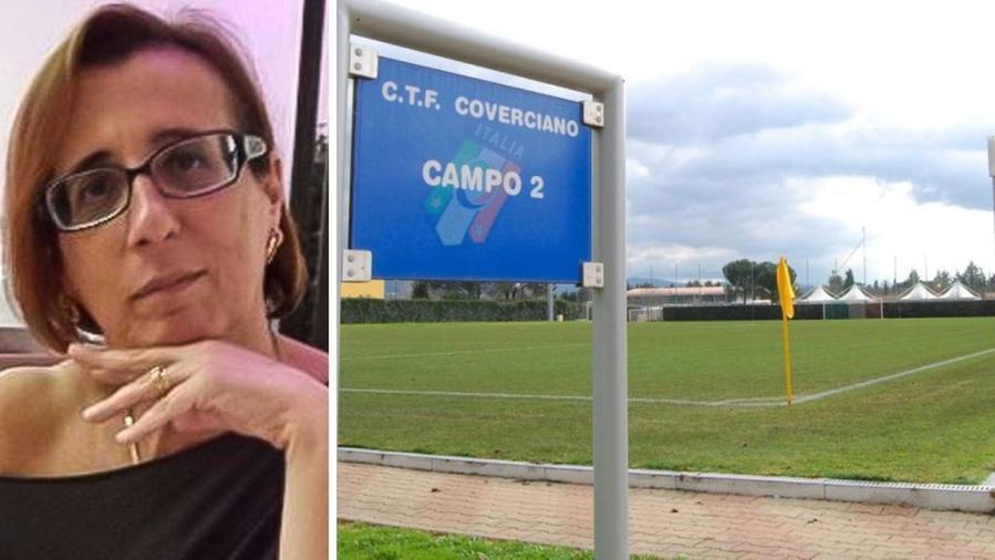 A sinistra la dottoressa di Coverciano scomparsa prematuramente