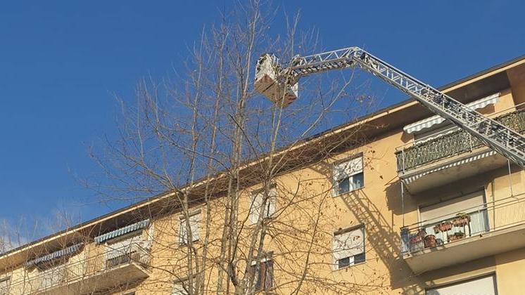 Il soccorso in viale Ippolito Nievo