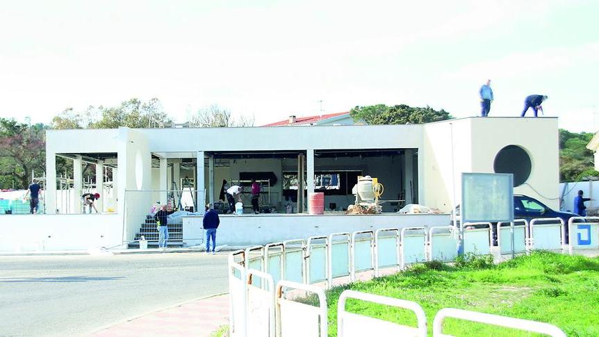 Lavori quasi conclusi nello storico ristorante da Ernesto (foto di Ivan Nuvoli)