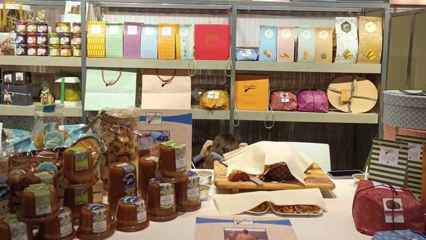 Lo stand del Biscottificio Dogliani a Taste