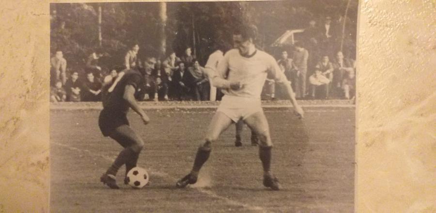 
	Giovannino Marongiu (a sinistra) in una foto d'epoca

