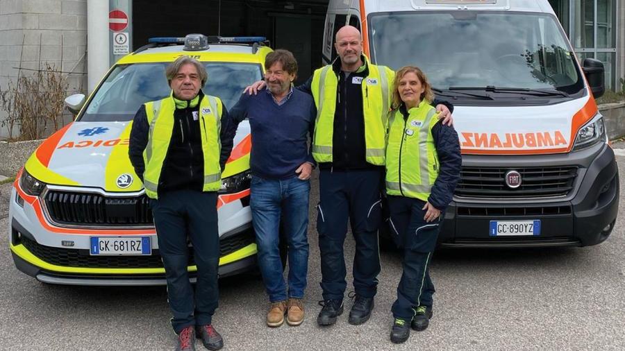 Da destra: Sandro Benetti, Giorgio Cantelli, Riccardo Giuriola, Katia Virgili