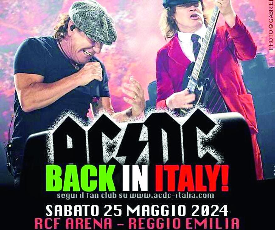 È già partito il countdown Reggio si prepara agli AC/DC