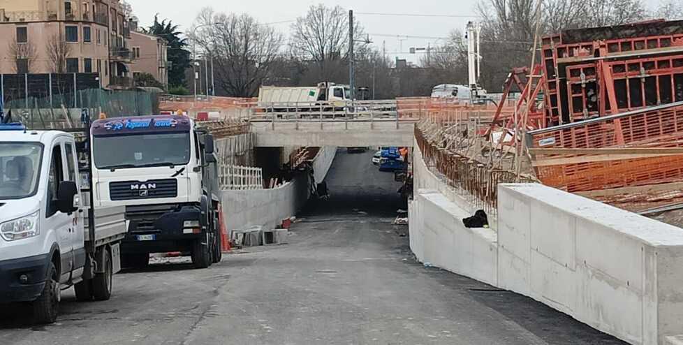 Modena, via Panni vede... la luce: sottopasso aperto a fine mese<br type="_moz" />
