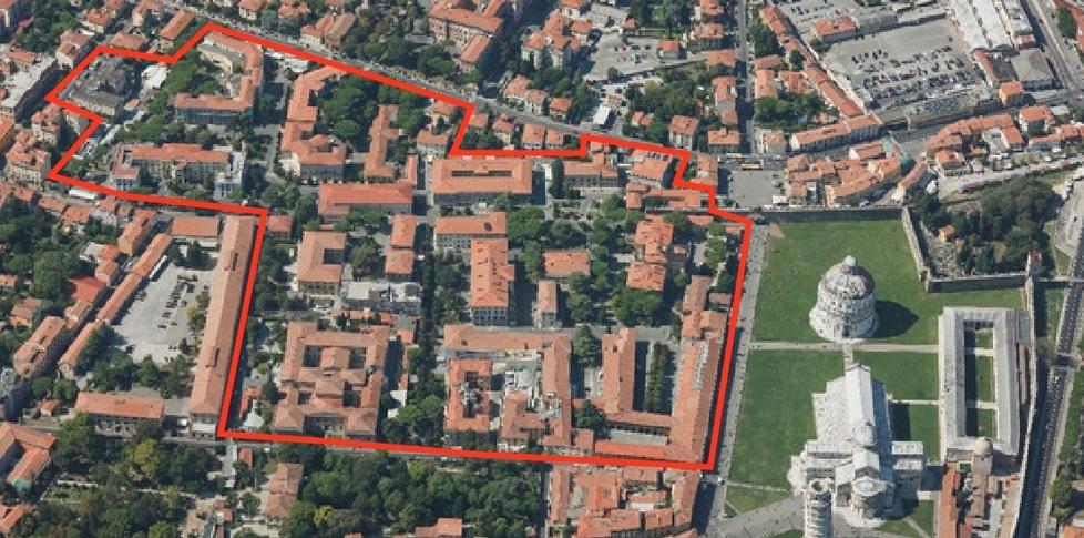 Pisa, un concorso internazionale per ridisegnare il futuro dell’ospedale “Santa Chiara”: tempi e linee guida