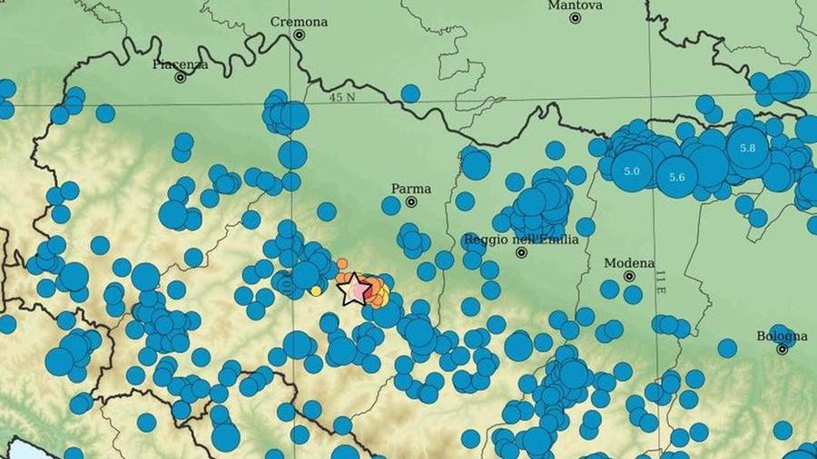 Terremoto, scossa di 4.2 in provincia di Parma. Sentita anche a Reggio Emilia