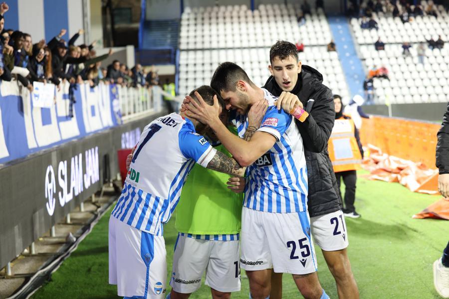 Spal-Recanatese 1-0, gol di Antenucci
