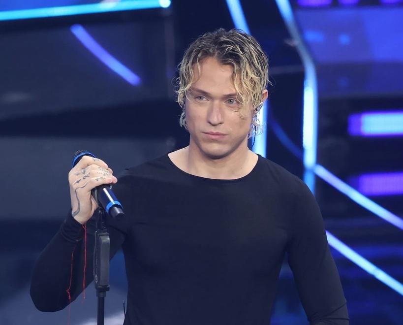 Irama sul palco di Sanremo