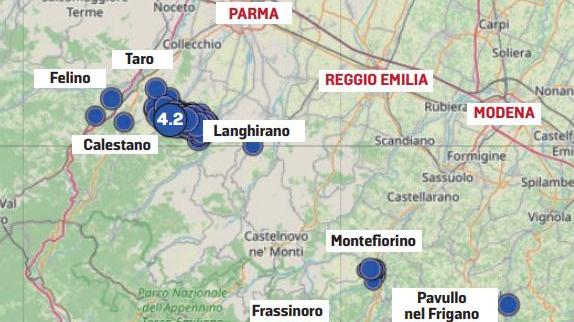 Terremoto, oltre 120 scosse. Tra Reggio e la Val d’Enza scuole sotto osservazione