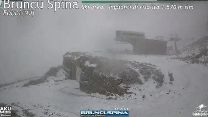 Piove sull’isola e sul Gennargentu ritorna la neve